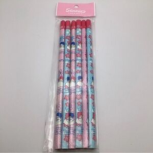 Sanrio 2003 Little Twin Stars HB Pencils Vintage (6 Per Pack) NIP